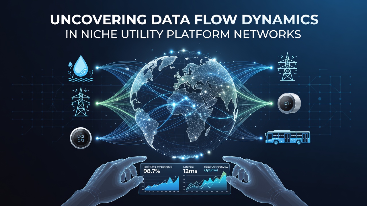 Uncovering Data Flow Dynamics in Niche Utility Platform Networks